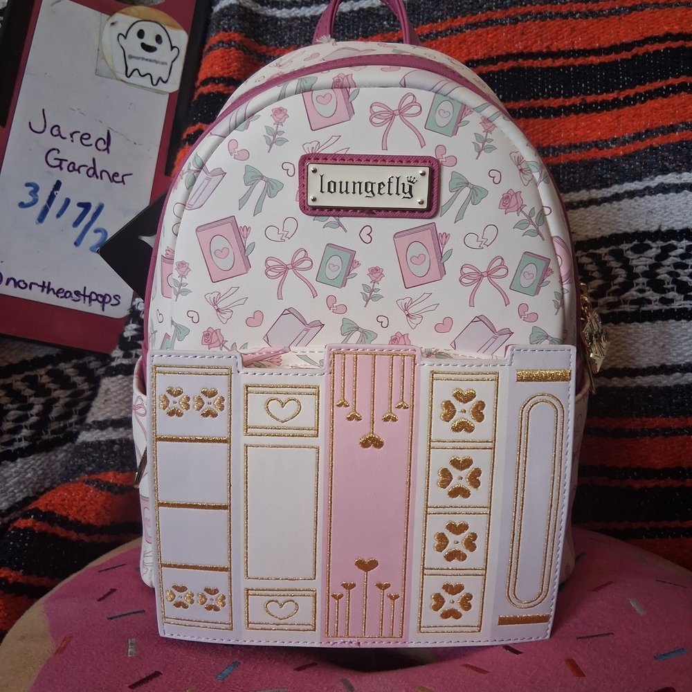 Loungefly Rom-Com Mini Backpack Books-a-Million Exclusive New With Tags